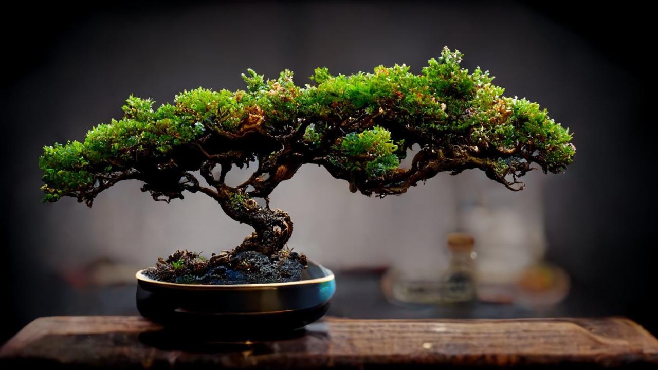 Bonsai juniper tree green mound juniperus trees care chinensis rock species bonsaitreegardener